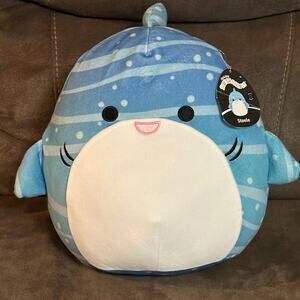 Rare Squishmallows Select Series 12” Steele Striped Whale Shark 2022, NEW